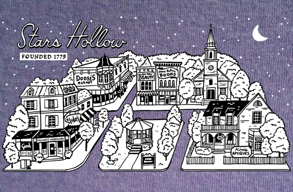 Our Gilmore Girls Stars Hollow shirt!