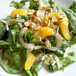 Almond & Orange Spinach Salad
