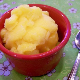 Mango Lemon Sorbet