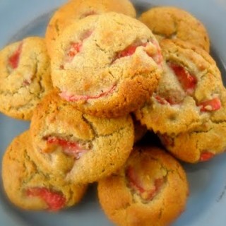 Strawberry Almond Gluten Free Muffins, grain-free, casein-free