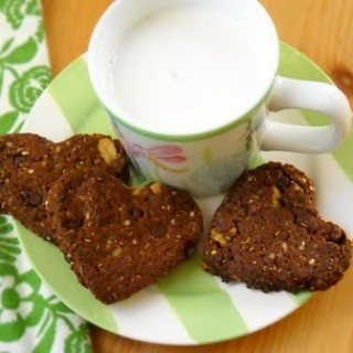 Chocolate Monster Cookies gluten-free, egg-free