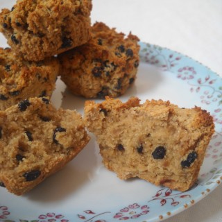 Vegan Blueberry Muffins, Grain-free