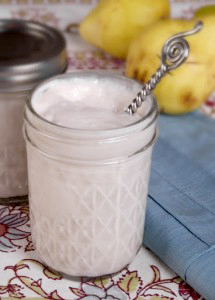Dairy free Yogurt #3, Raspberry & Almond flavor