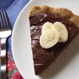 Banana Chocolate Pie with Gluten Free Pie Crust