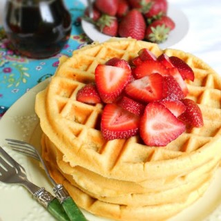 Gluten Free Waffles made with Quinoa and Coconut