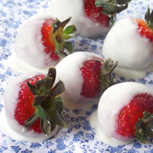 coconut cream strawberries