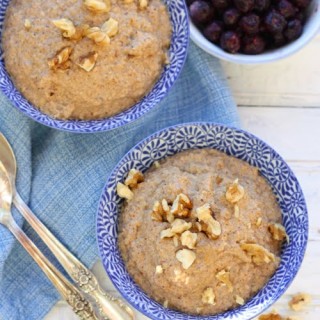 Walnut & Coconut Porridge, grain-free