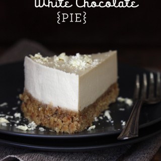 Paleo White Chocolate Pie