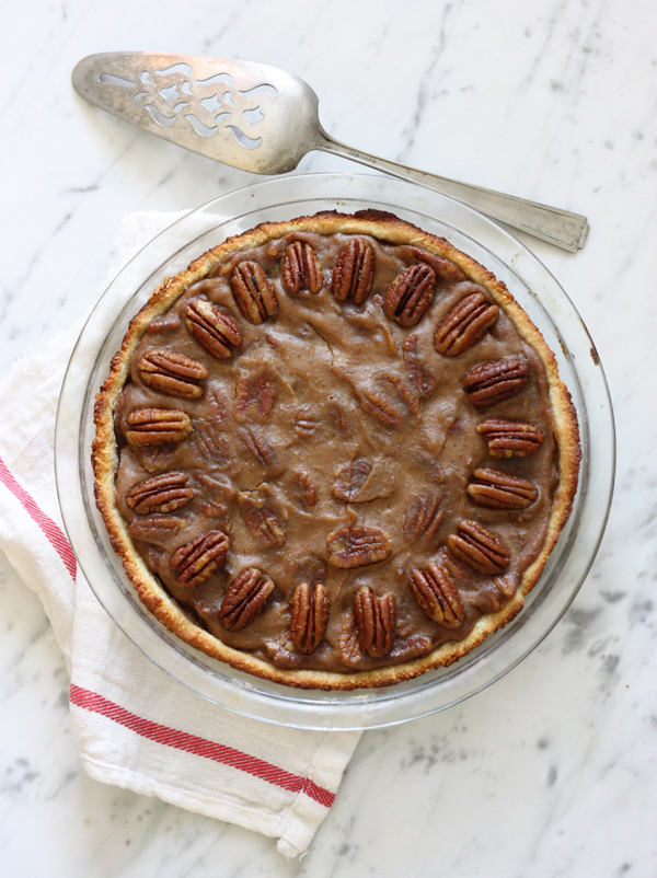 Salted Caramel Pecan Pie without Corn Syrup