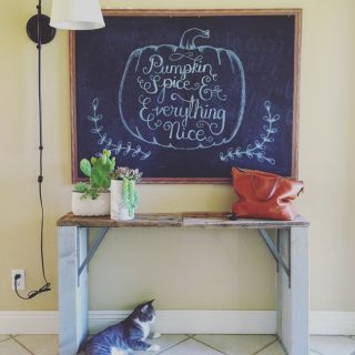 Inexpensive DIY Chalkboard